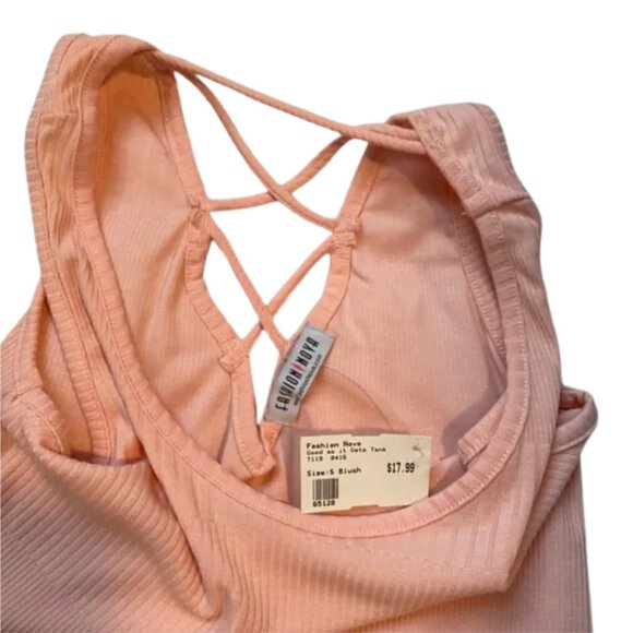 Fashion Nova Racerback Tank Top Size Small - Picture 4 of 4